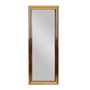 Hanah Home Espejo de muelle con marco de bronce 40x105 cm